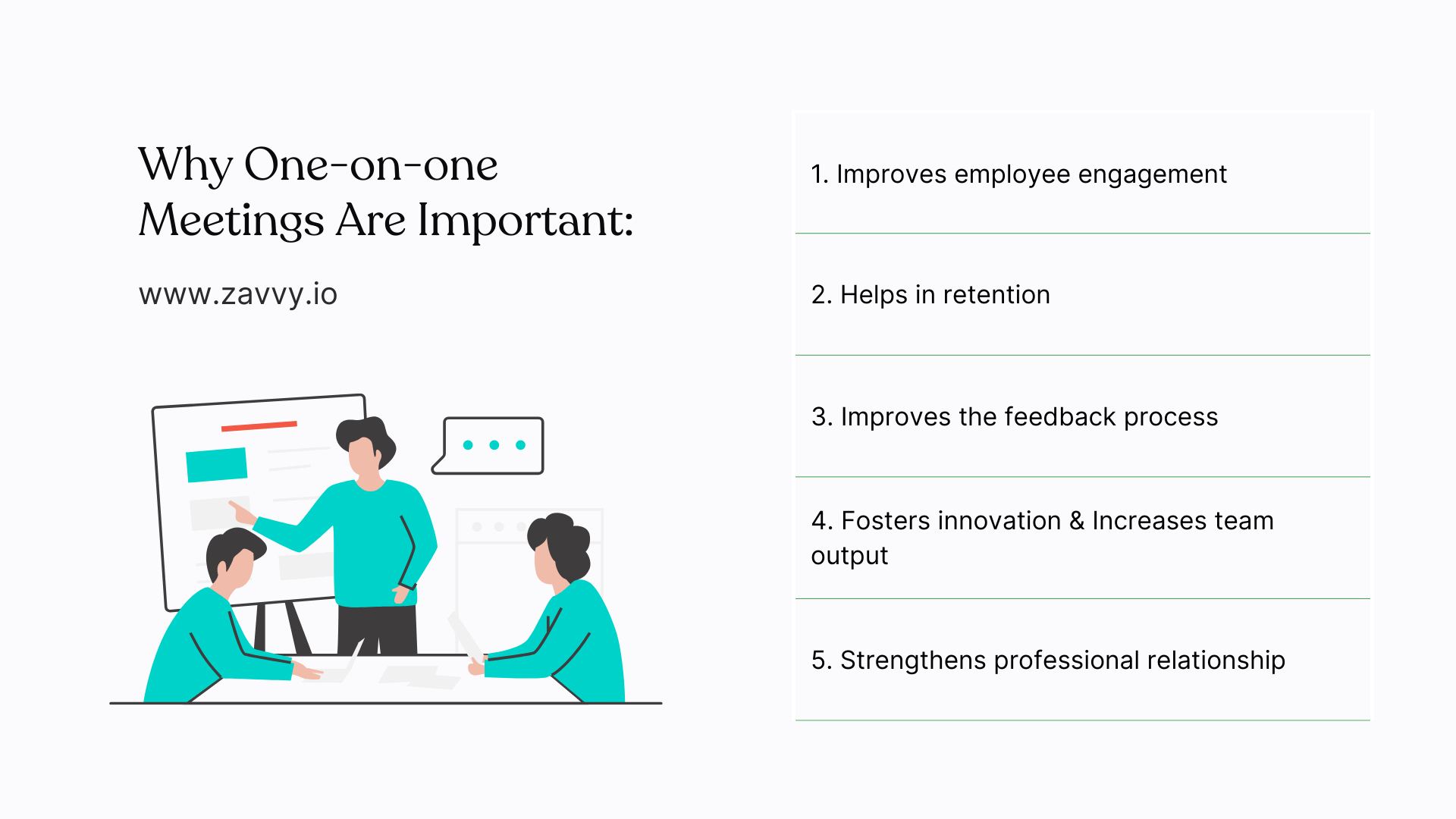 Oneonone meetings Guide for managers (with realworld examples and